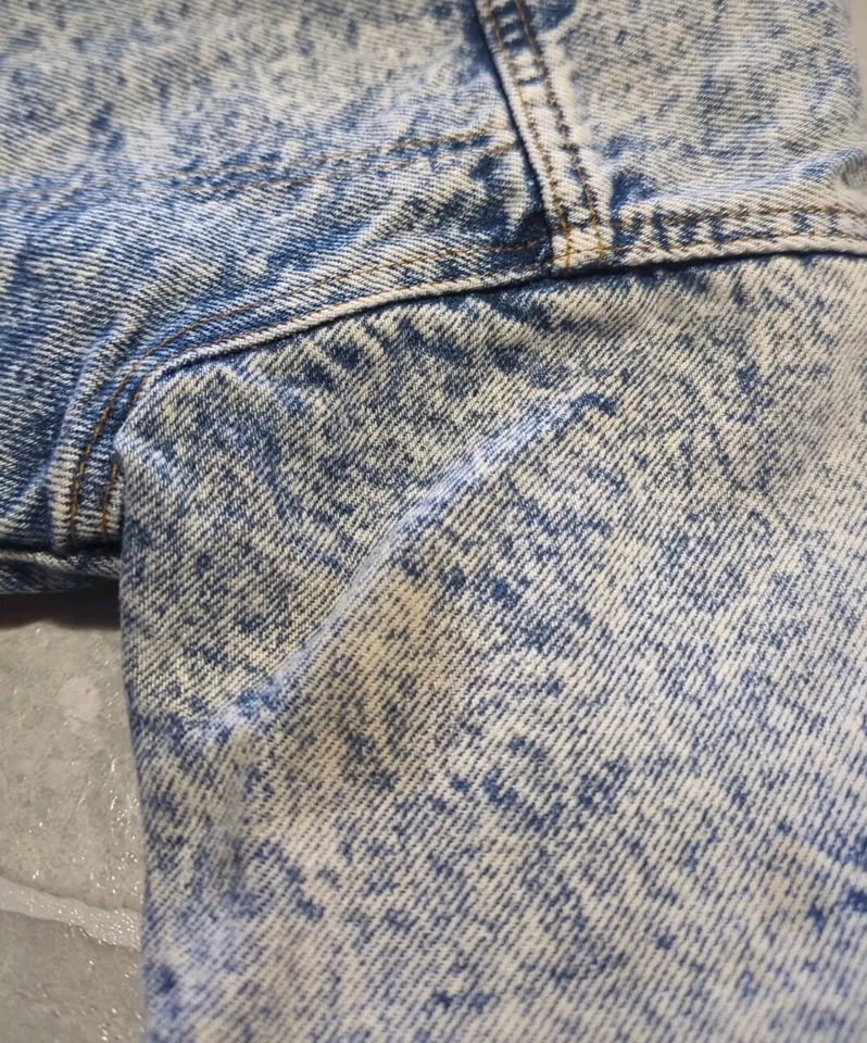 Chaqueta Sherpa Denim Little Levis De Colección 72037 Naranja Tab Talla 4T EE. UU. Foto 4 de 4