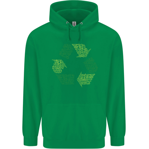 Recycle Bike Fun Cyclist Funny Childrens Kids Hoodie - Picture 42 of 68