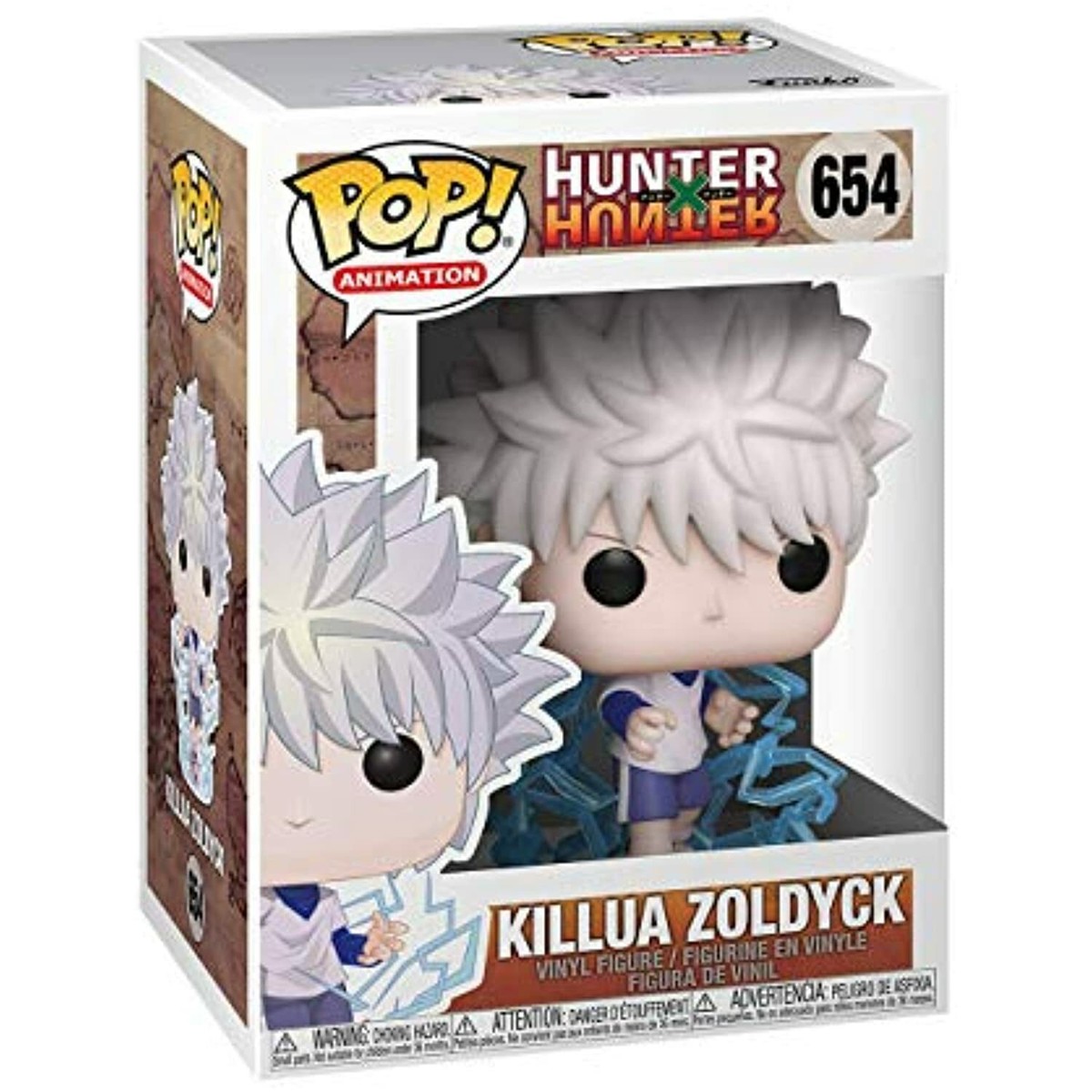 Funko Pop! Animation: Hunter X Hunter KILLUA ZOLDYCK Figure #654 w