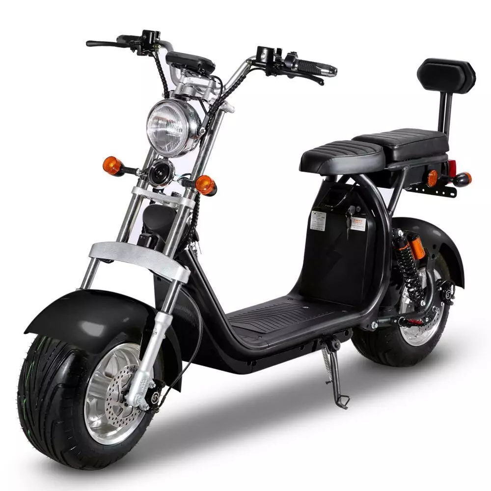 New Scooter E-scooter Street legal with big wheels 1500W 20a 50km 35km/h 2 seats | eBay