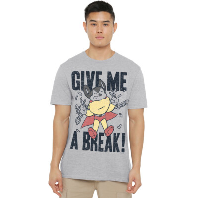 Mighty Mouse Give Me A Break T-Shirt S-2XL, Athletic Heather
