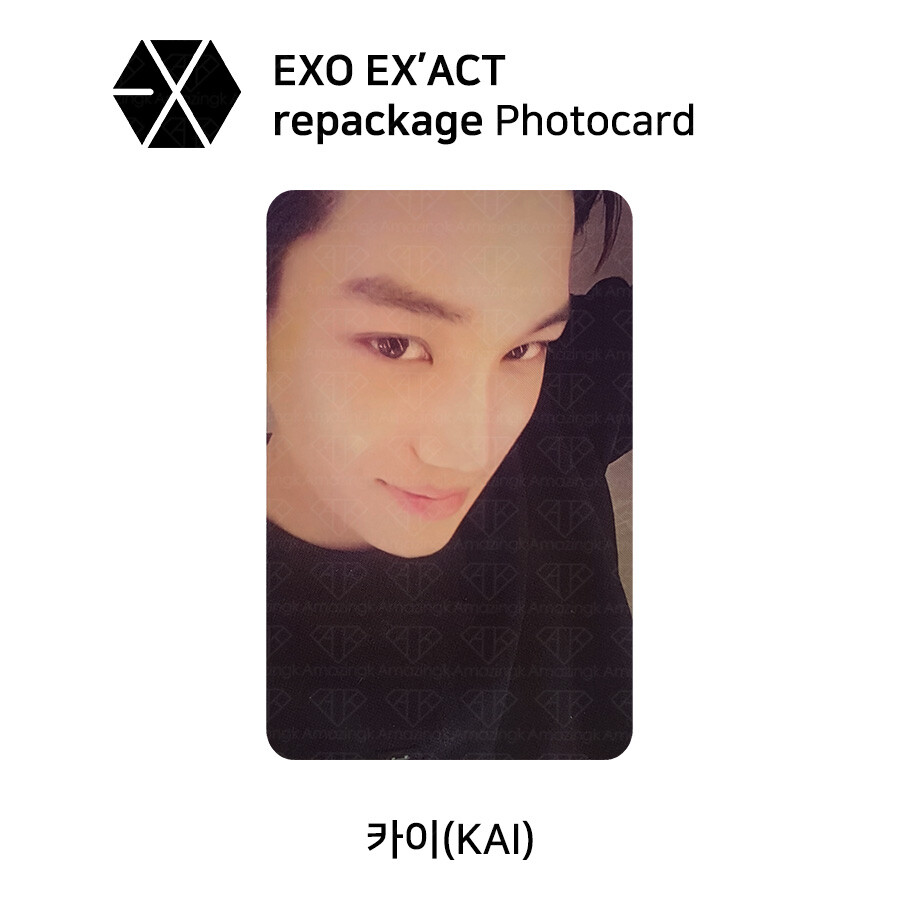 EXO 3rd Album EX'ACT Official Photocard Korean Version Lucky One
