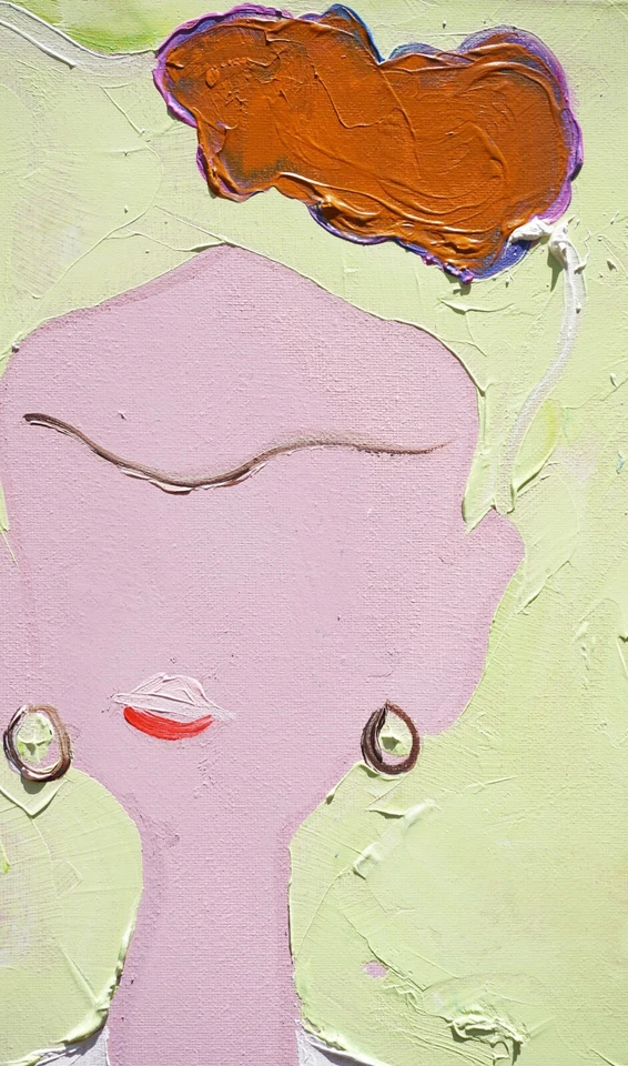 PINTURA AL ÓLEO FRIDA KAHLO - 12x16 pulgadas sobre lienzo estirado Frida Heaviness Foto 2 de 4