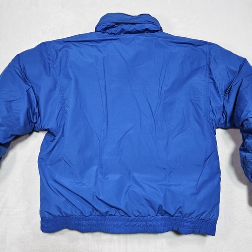 Vtg St Johns Bay Bomber Puffer Jacket Men Large 42 Down Feather Fill Snow Winter - Picture 14 of 17