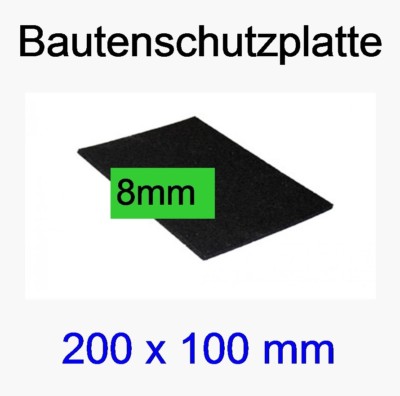 100 Stk.  0,1m x 0,2m  Bautenschutz-Platten BPM, Pads, 8mm , Terrazzoplatten