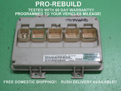 05 CARAVAN TOWN & COUNTRY BCM BODY CONTROL MODULE 05082500AD PROG ...