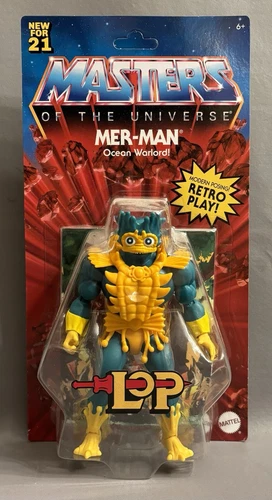 Mattel Masters Of The Universe "Mer-Man" Ocean Warlord LOP 2021 MOTU Origins
