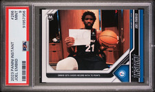 2023 PANINI INSTANT JOEL EMBIID MILESTONE 70 POINTS 1/483 SP 76ERS #266 PSA 9 🔥
