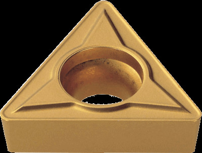 TCMT32.50 Carbide Turning Insert, Grade TiN/C6, 80° with 7° Pos. Rake, 10-Pack