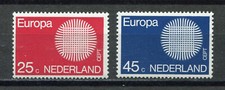 S10458) NETHERLANDS 1970 MNH** EUROPA 2V