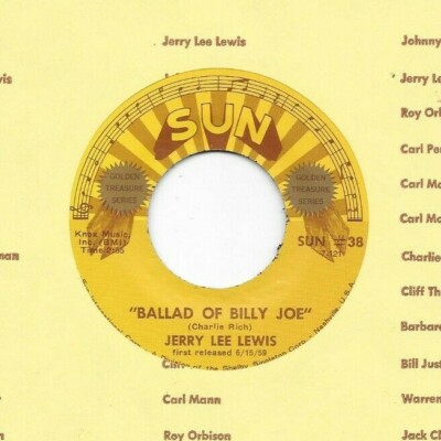 JERRY LEE LEWIS * 45 * Billy Joe / Talk About It * 1959 MINT SUN