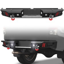 Off-road Rear Bumper For 2007-2013 Toyota Tundra With Led Lights Sensor Holes