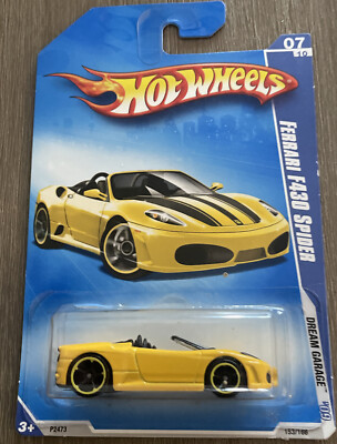 ミニカー Hot Wheels Ferrari 430 Scuderia yellow 2010 Hot Wheels #127 Ferrari 430 Scuderia Yellow HW All