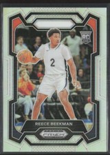 2024 Panini Prizm Draft Picks #83 Reece Beekman Silver Prizms RC