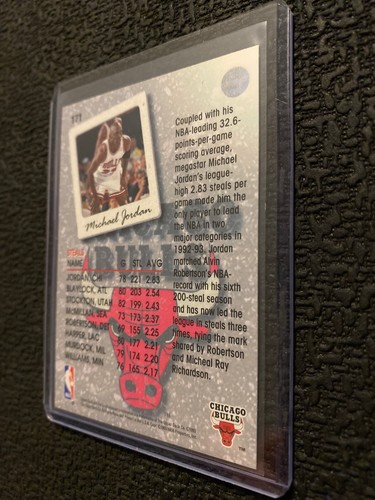 Michael Jordan Vintage 1993 Collector Card Upper Deck Chicago Bulls Last Dance - Picture 9 of 10