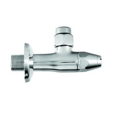 KWC 101063 Eckregulierventil ganzchrom Ausladung 60  3/4" x 15