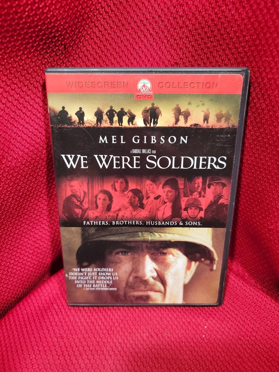 WE WERE SOLDIERS war movie DVD 2002 WideScreen vietnam vtg mel