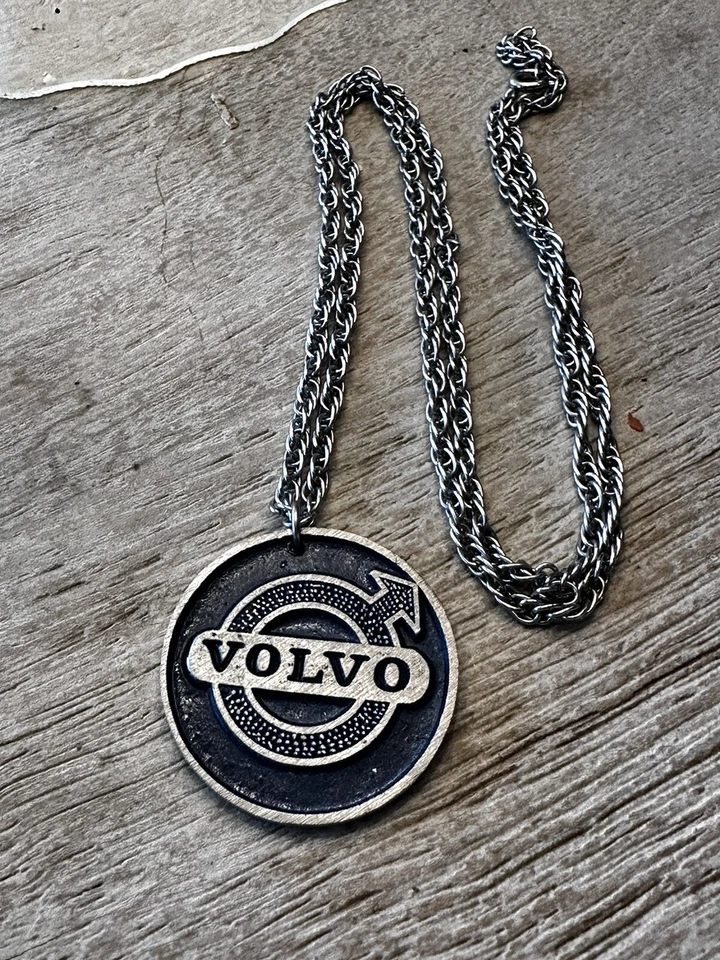 实心锡质沃尔沃项链,70 年代来自美国沃尔沃,Vista 计划 — 第 2/3 张图片