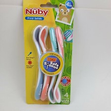 Nuby Hot Safe Spoon, 4m , 4 Ct