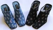 NIB Genuine MILAGROS denim mules shoes, size 5M, 9M