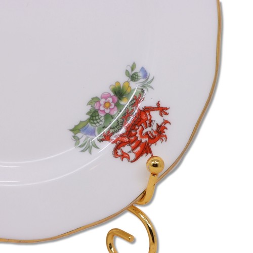 Queen Anne Marriage of Prince Charles Lady Diana Spencer Dessert Plate B978 1981 - Picture 3 of 4