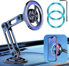 Universal 360  Magnetic Car Phone Holder - Strong Suction  Hands-Free Mount