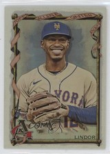 2023 Topps Allen & Ginter Hot Box Silver Portrait Francisco Lindor #154 1m01