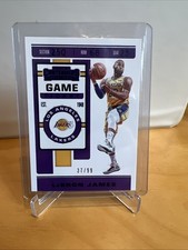 2019-20 Panini Contenders Game Ticket Blue #70 LeBron James /99
