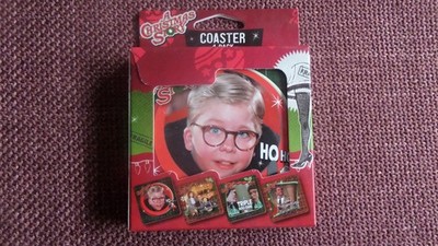 4x Untersetzer mit Motiv Fröhliche Weihnachten - A Christmas Story , neu + ovp