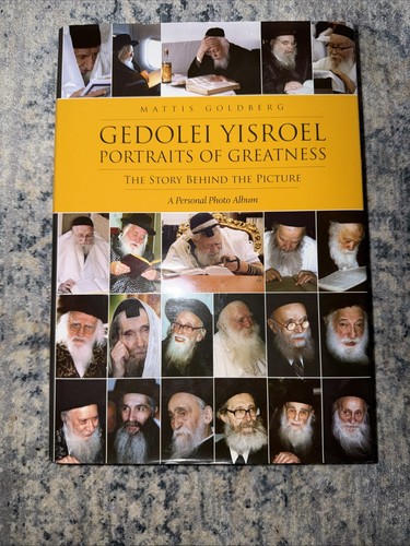 GEDOLEI YISROEL, PORTRAITS OF GREATNESS By Goldberg - Hardcover - Imagen 1 de 8