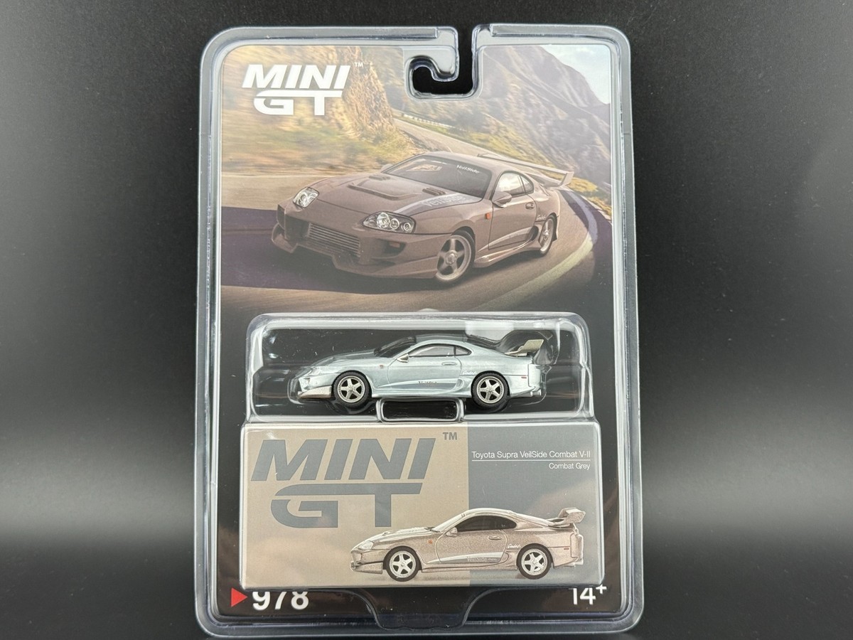 Mini GT Toyota Supra VeilSide Combat V-II Combat Grey #978 1/64