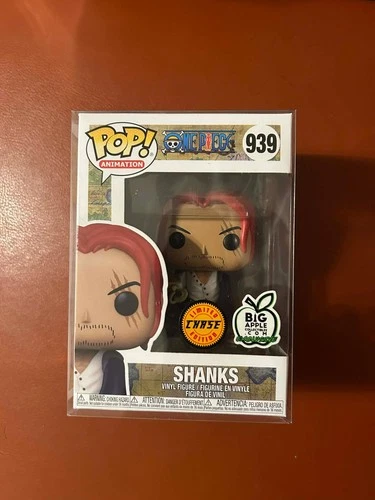 One Piece Funko Pop! Shanks CHASE #939 (Big Apple) w/ PROTECTOR
