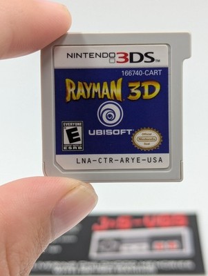 Rayman 3D (Nintendo 3DS, 2011) Cartridge Only - Tested Authentic