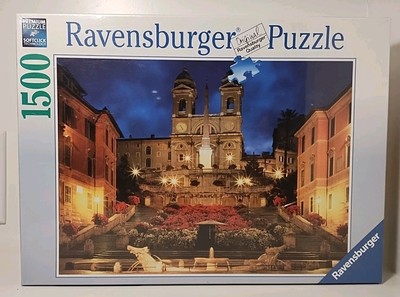 Ravensburger Puzzle Spanish Steps in Rome 1,500 Pc 2009 16370 NEW SEALED Box