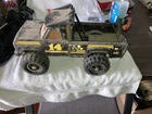 (109).Vtg. 1970’s Tonka MR-970 Pressed Steel 4x4 Off Road #14 Ford Pick Up Truck