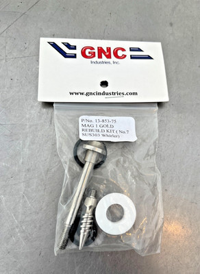 13-853-75  GNC Industries  MAG 1 Gold Rebuild KIT  No. 7 SUS303 Whirler  1385375