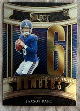 2025 Panini Select - Select Numbers Jaxson Dart #16 (RC)