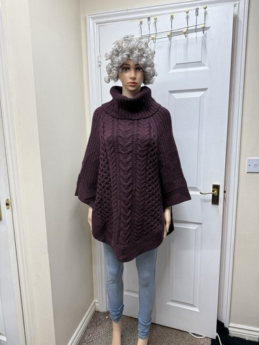 Joules Capability Poncho mit Zopfmuster Gr. S/M - Bild 6 von 8