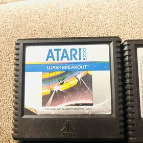 Lot of (8) Atari 5200 Original Games Galaxian Soccer Super Breakout Defender