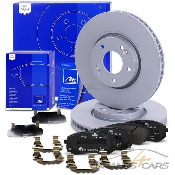 ATE Bremsscheiben Ø300 +BremsbelÄGe Vorne FÜR Hyundai I40 VF IX35 KIA Optima JF-image