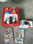 Nintendo Switch Oled 64gn Model White with Dock and Wireless Controller