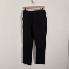 Quince Women's Size Medium Black Ultra-Stretch Ponte Straight Leg Pant