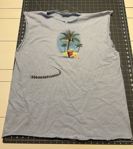 Vtg Caribbean Soul Shirt Men’s XL Cut Sleeve Coconut Telegraph Sleeveless - Picture 1 of 13