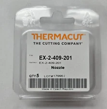 Pack of 5 THERMACUT Plasma Cutter Nozzle EX-2-409-201