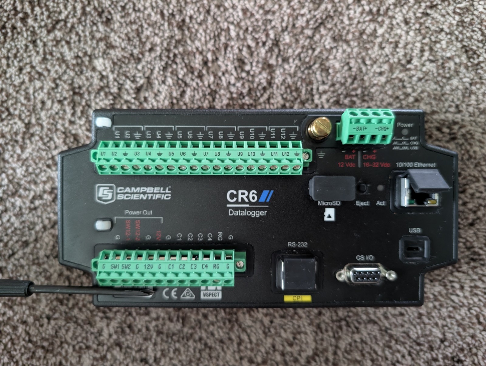 USED CAMPBELL SCIENTIFIC CR6 CR 6 Datalogger CSI Universal Modbus Ethernet DAQ