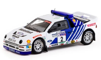 TARMAC WORKS FORD RS200 - #2 Blomqvist / Berglund - 1986 Lombard RAC Rally - TARMAC 1:64