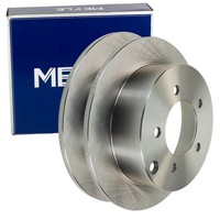 2X Meyle Bremsscheiben 262Mm Hinten Passend FÜR Mitsubishi Lancer
