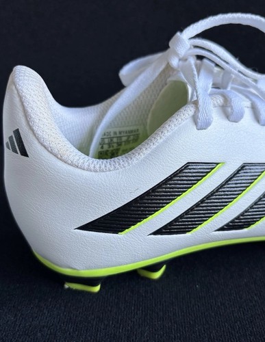 Adidas Copa Pure 4 Soccer Cleats Youth Size 4 White/Lime Green - Picture 9 of 9