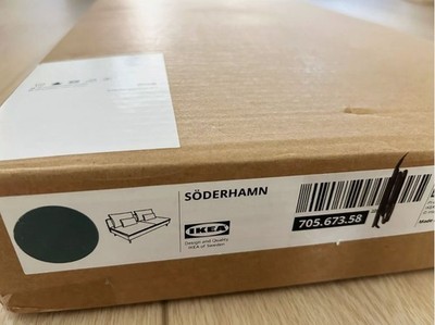 Ikea SODERHAMN Sofa section COVER ONLY, kelinge gray-turquoise 705.673.58 - NEW