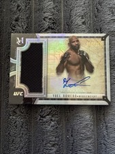 2018 Topps UFC Museum Collection Yoel Romero Auto 64/165
